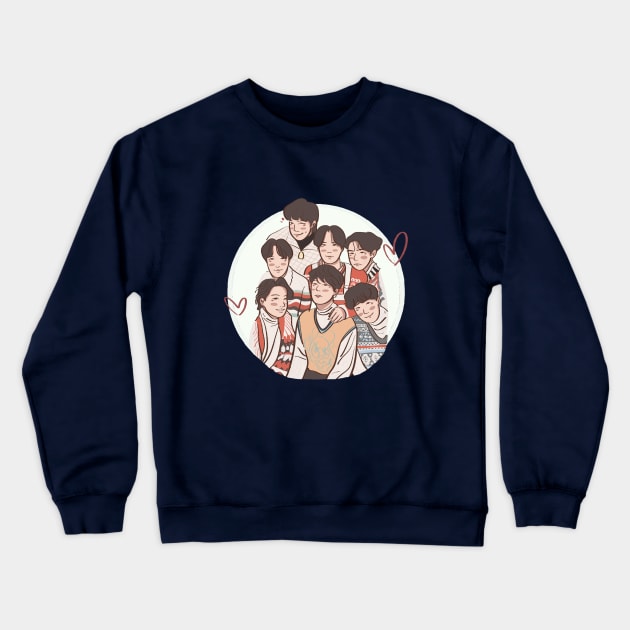 BTS Winter package Crewneck Sweatshirt by Design Apict